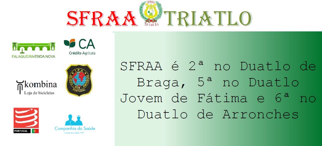 Newsletter Triatlo – Braga / Fátima / Arronches