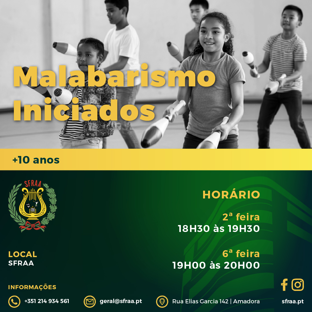 Novidade: Aulas de Malabarismo