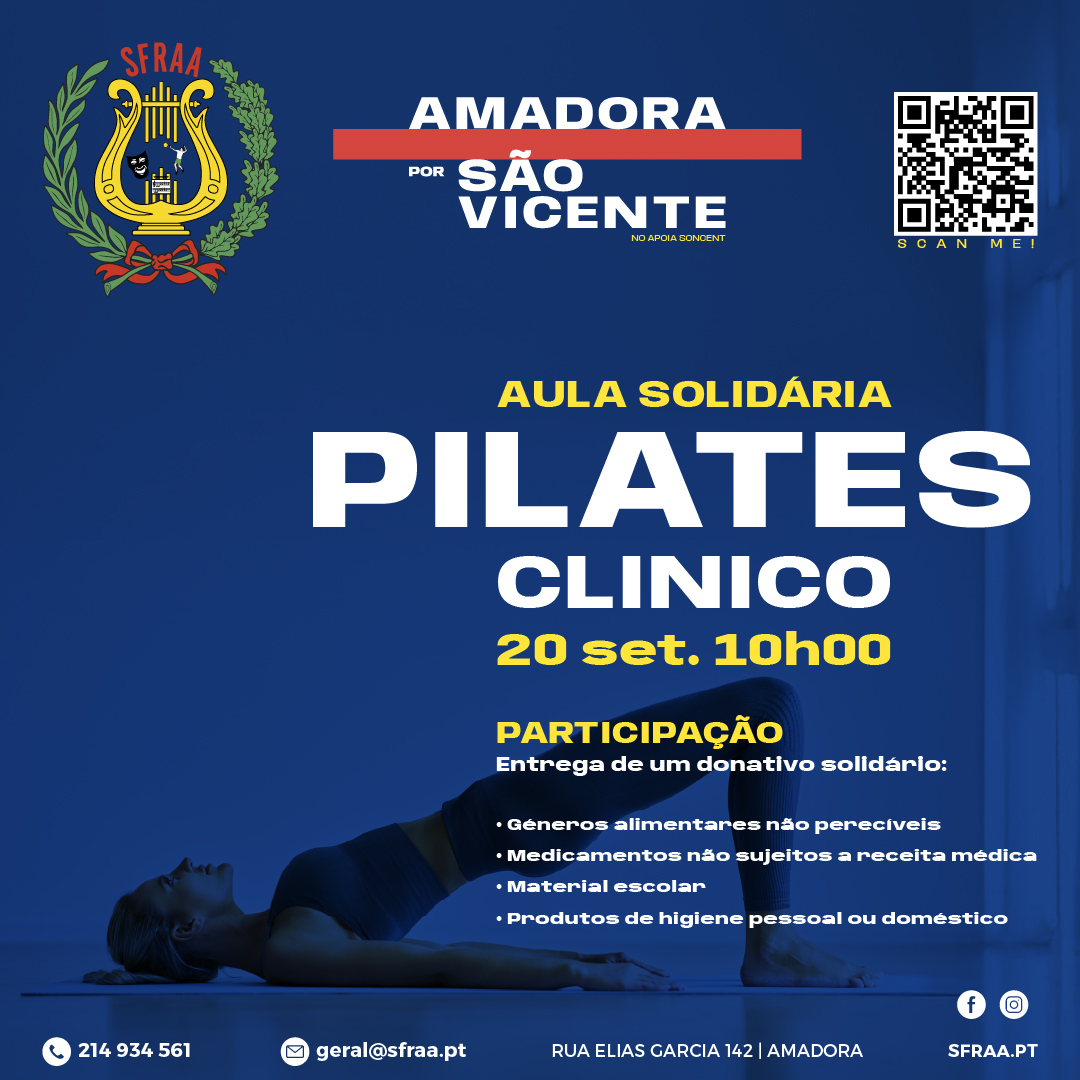 Aula Solidária de Pilates Clínico