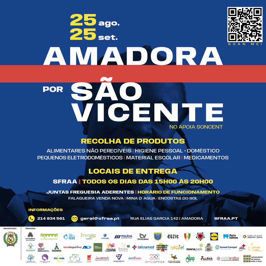 Campanha Solidária – Amadora por São Vicente