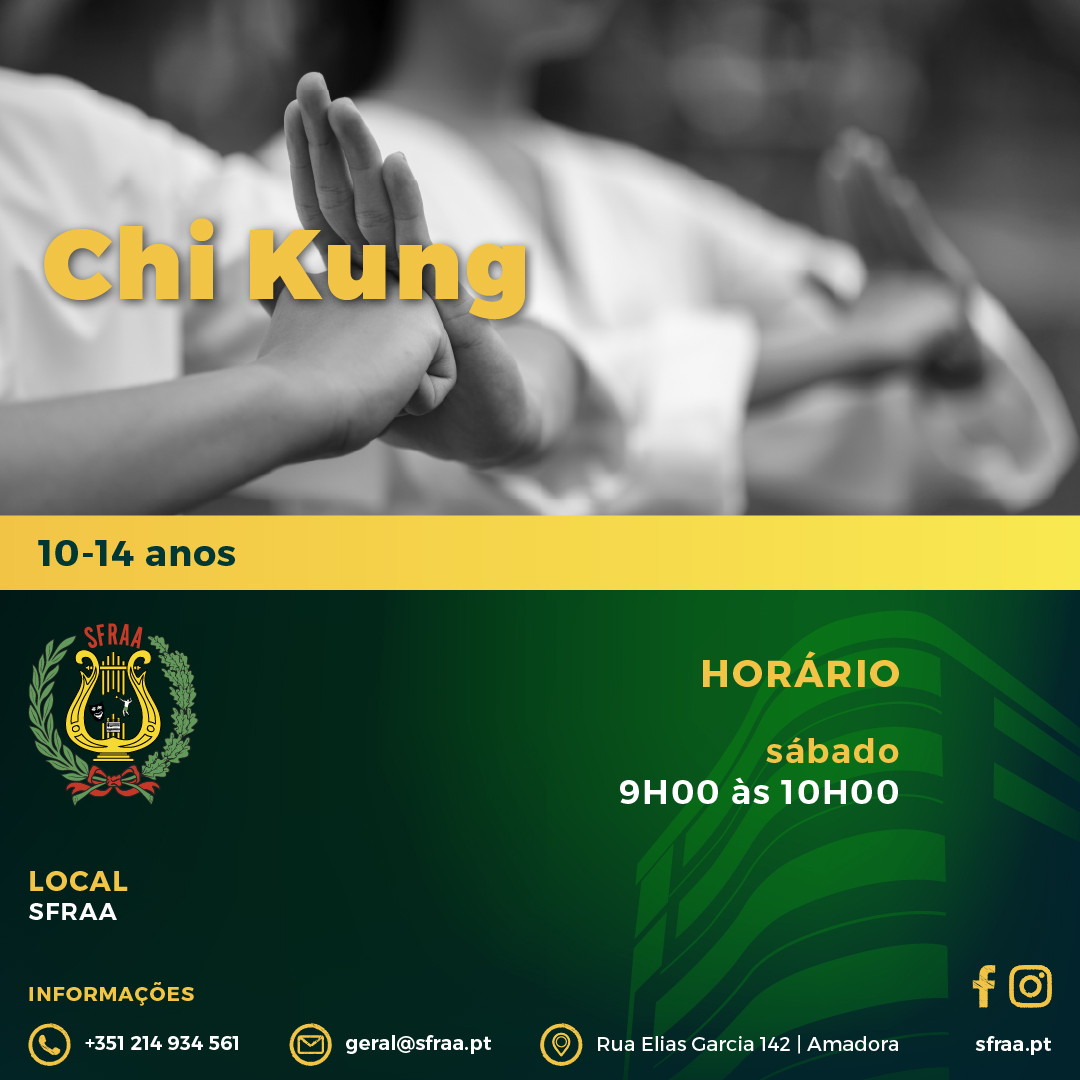 Novidade: Aulas de Chi Kung