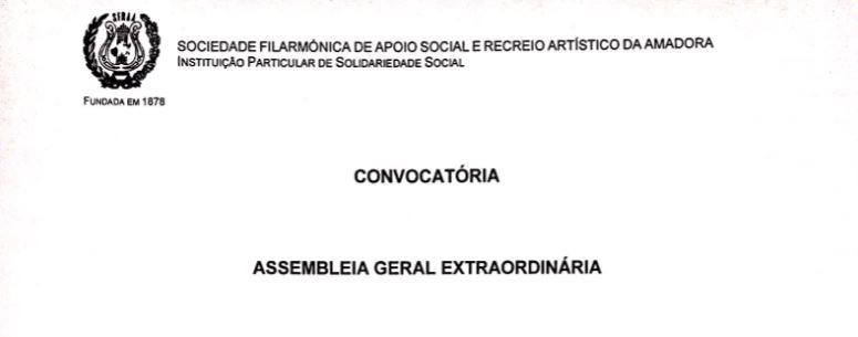 Convocatória – Assembleia Geral Extraordinária 4 de Julho de 2017