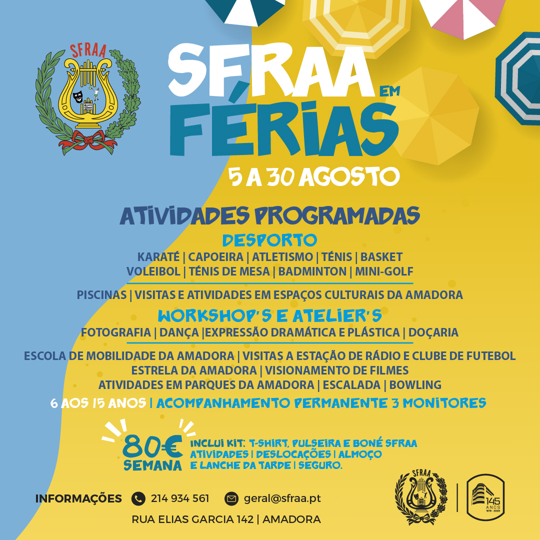 SFRAA em Férias – Verão 2024