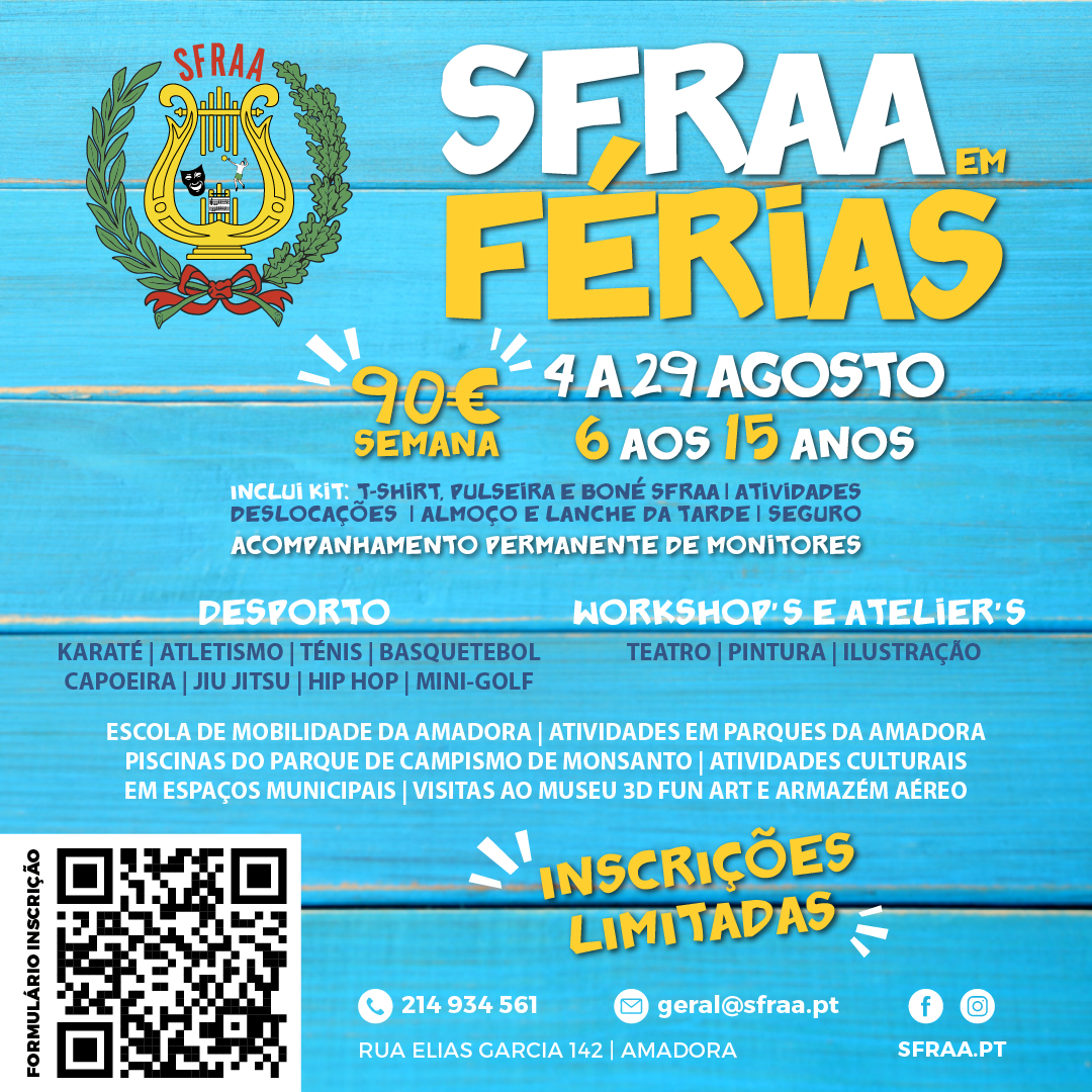 SFRAA em Férias – Verão 2025