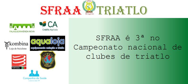 SFRAA é 3ª Classificada no Campeonato Nacional de Clubes de Trialto